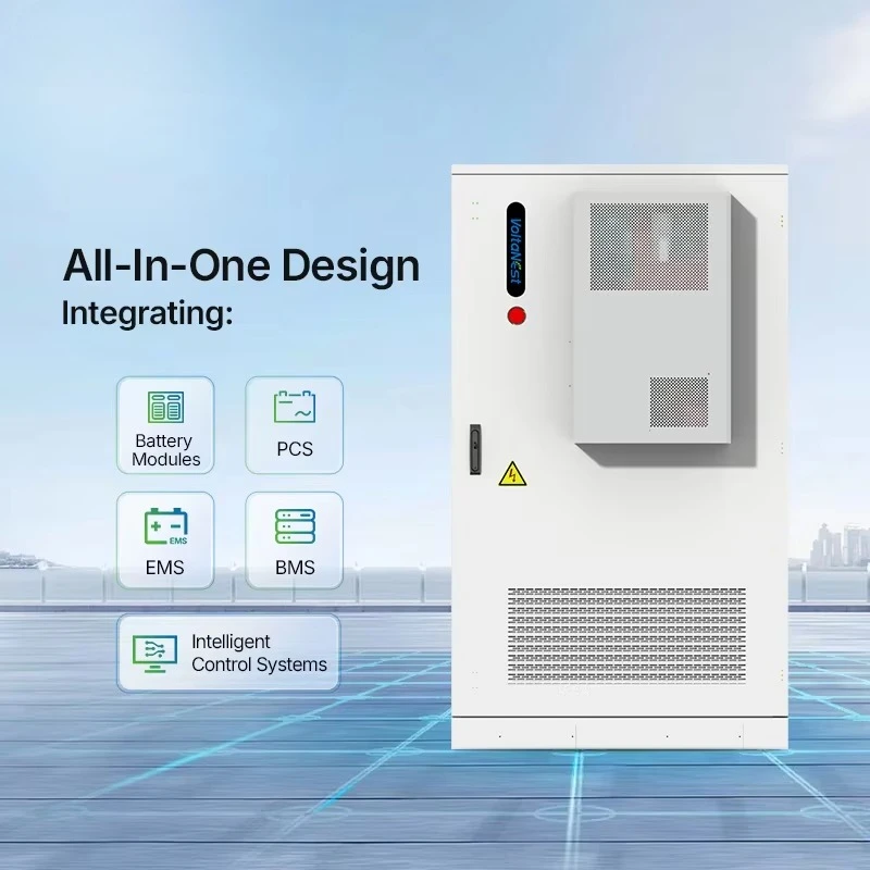 Outdoor LiFePO4 61kWh 112kWh 100kWh off Grid Air Cooling All in One Commercial & Industrial Energy Storage Systems Cabinet