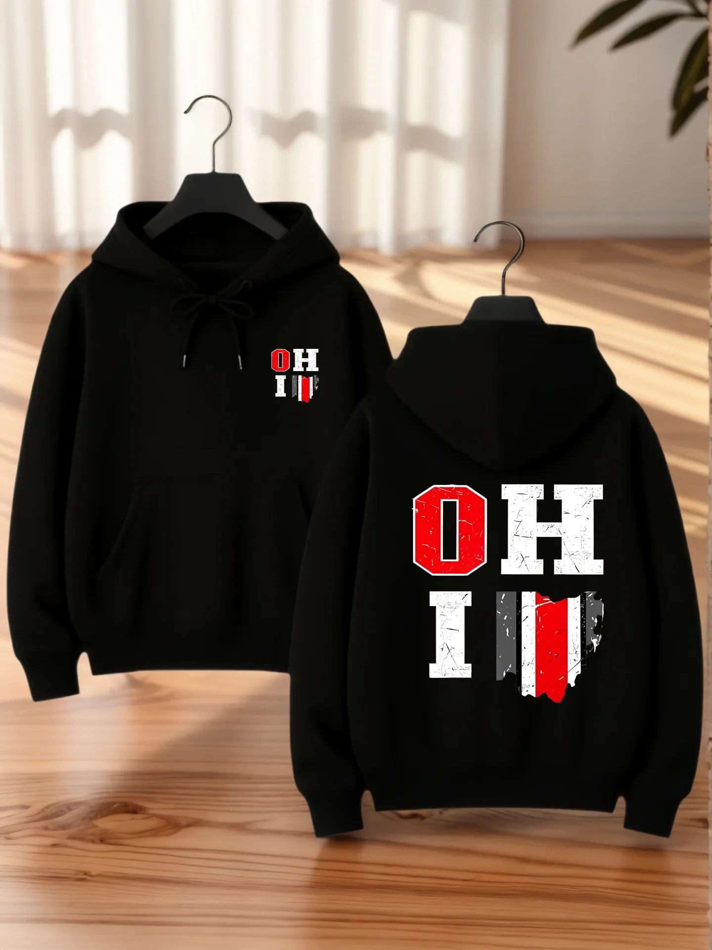 Prince Hall Mason Sudadera con capucha esencial con estampado gráfico, estilo streetwear, forro polar, uso diario informal para hombres