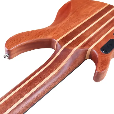 सैपेल वुड बॉडी एक्टिव बेस गिटार 43 इंच 6 स्ट्रिंग नेक थ्रू इलेक्ट्रिक बेस गिटार 24 फ्रेट्स 8 best sales बास गिटार बॉडी - №2