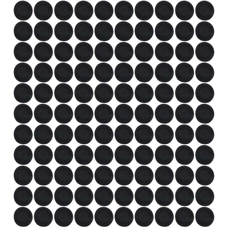 ที่อุดหูฟองน้ำสีดำ100ชิ้น, ที่ครอบหูฟัง