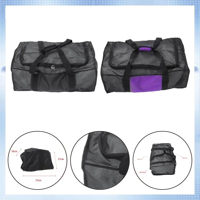 

ABHQ-Diving Mesh Bag Diving Back Flying Jacket BCD Lightweight PVC Mesh Bag For Diving Swimming Daily Travel 68X44x28cm