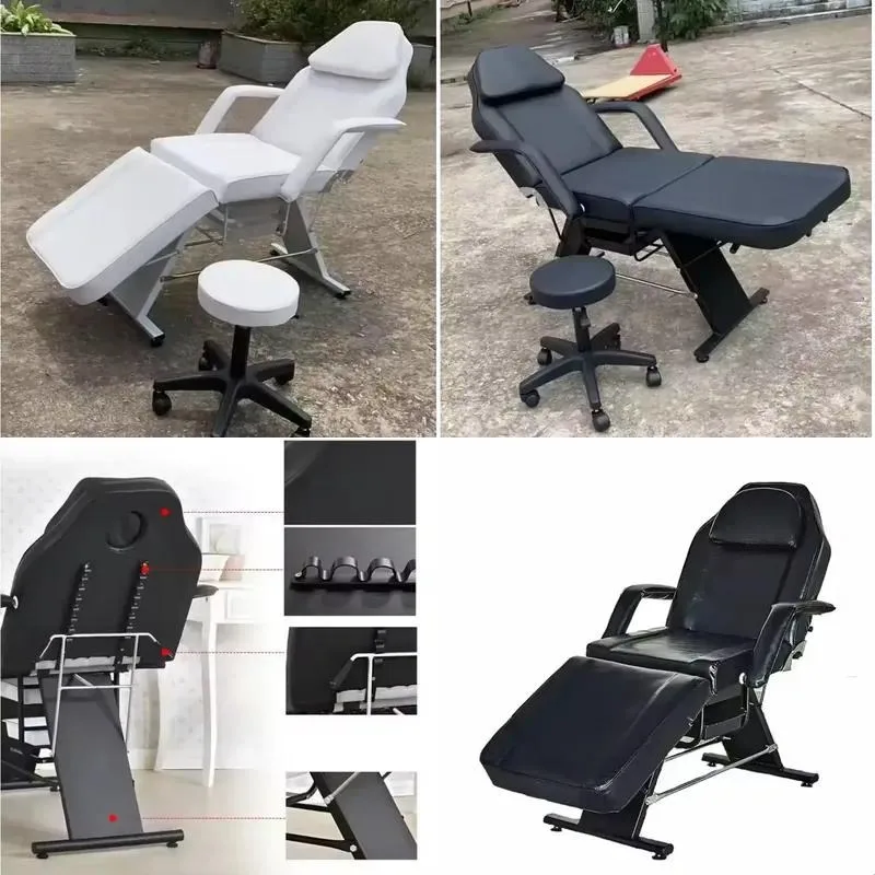 Modern Multifunctional Folding Beauty Bed Adjustable Salon Furniture for Physiotherapy Health Tattoo Massage Service