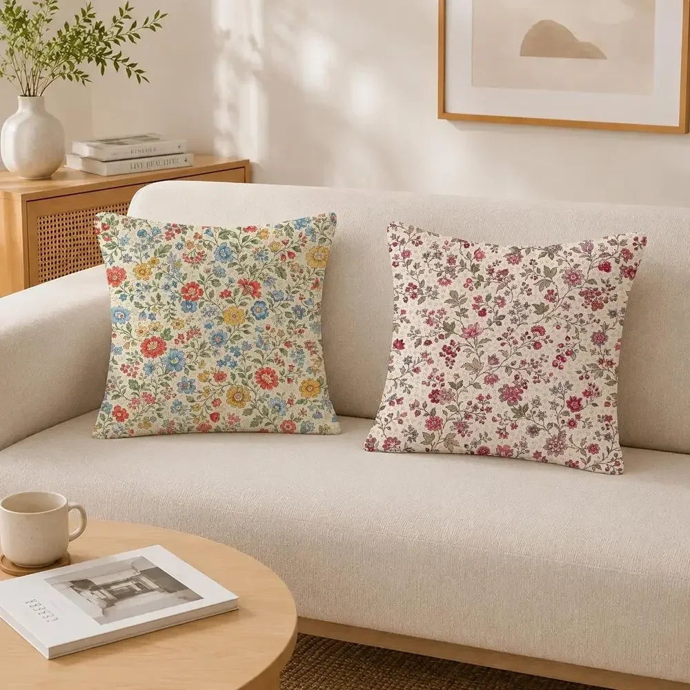 Pattern Liberty print Cushion Cover Soft Fluffy Short Plush  Pillow Case Throw Decorative Cushion Covers for Sofa Home Decor