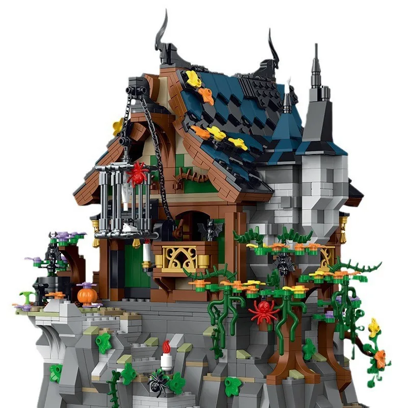 1964pcs House Building Blocks สถาปัตยกรรมอิฐของเล่น MOC House รุ่นวันเกิดคริสต์มาสของขวัญ