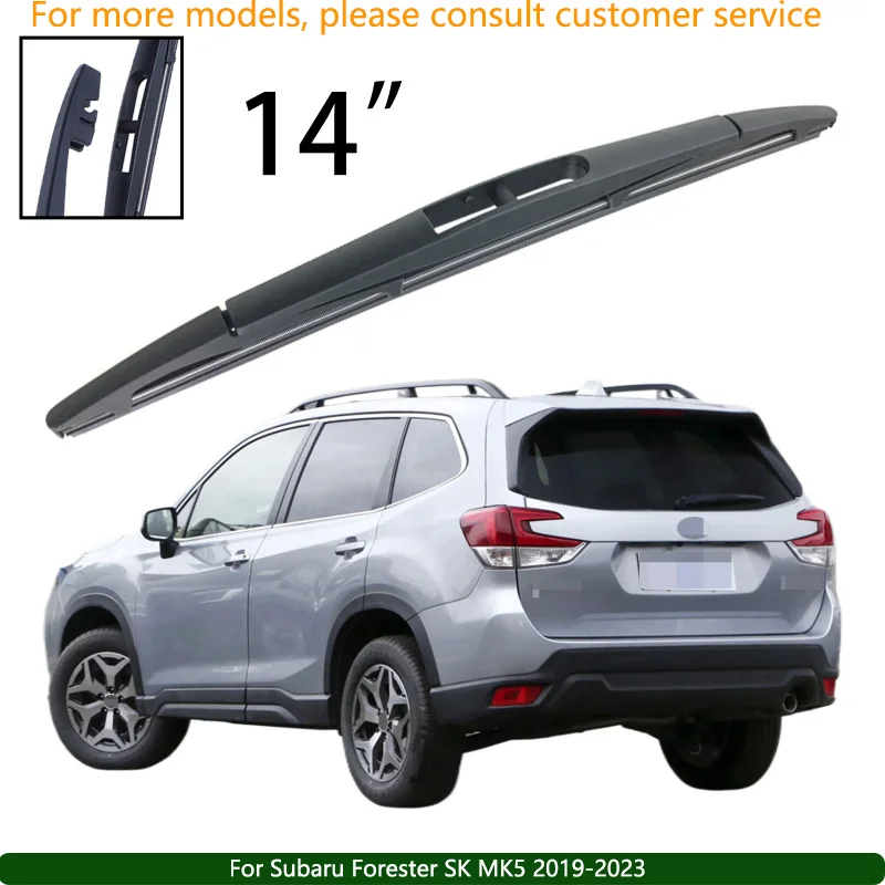 لسوبارو فورستر SK MK5 2019-2023 اكسسوارات السيارات 14 "الزجاج الأمامي الخلفي غسالة الزجاج الأمامي ممسحة شفرة