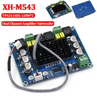XH-M543 TPA3116D2 2*120W Dual Channel Digital Stereo Audio Power Amplifier Board High Power DIY 240W Amplificador Sound Board