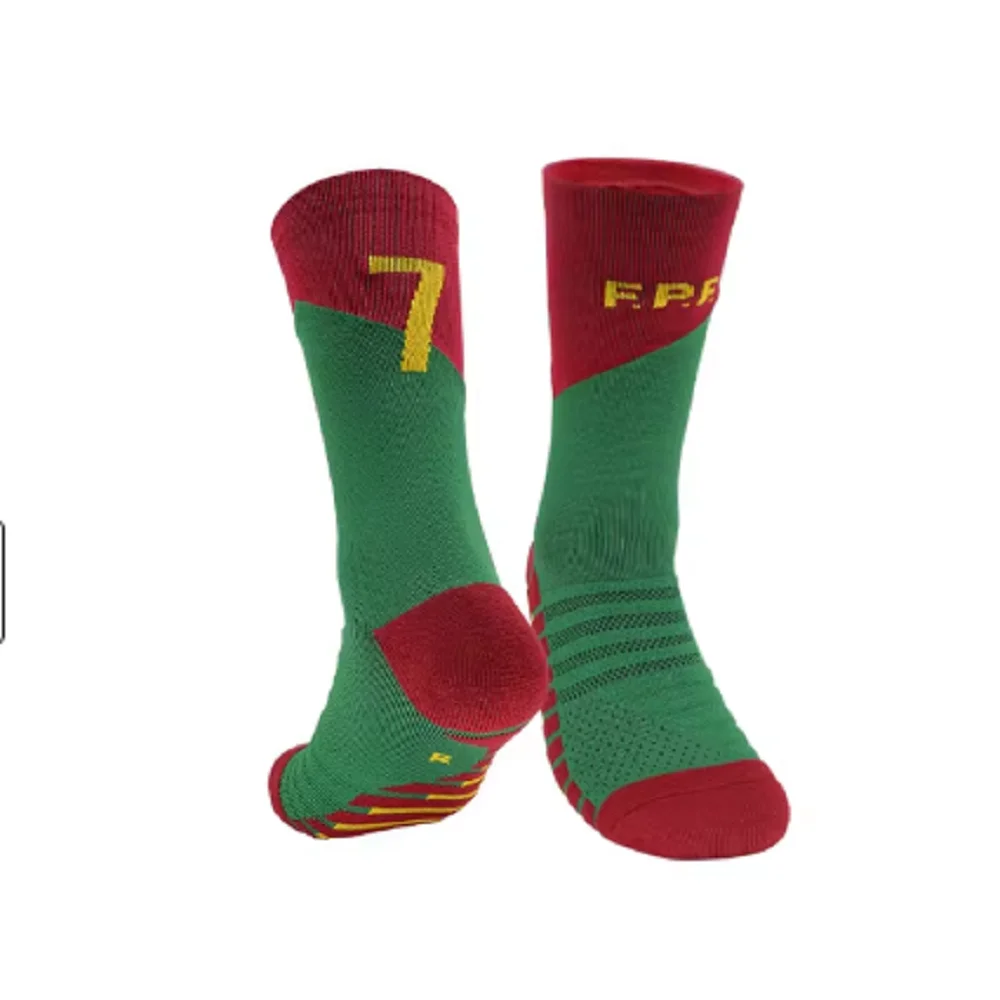 Professional soccer socks Paris Club Star number football sock Men's sports socks Men's socks Football socks Middle tube socks image 4