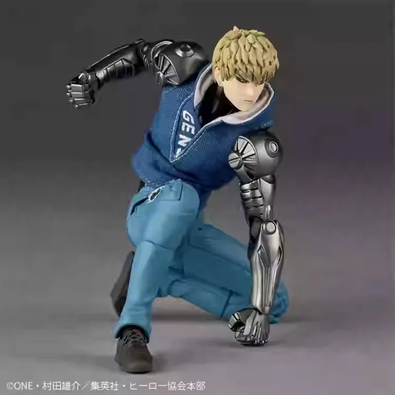 Kaiyodo Revolving Gashapon Genos Poseable Action Figure Model Collectible Toy Gift