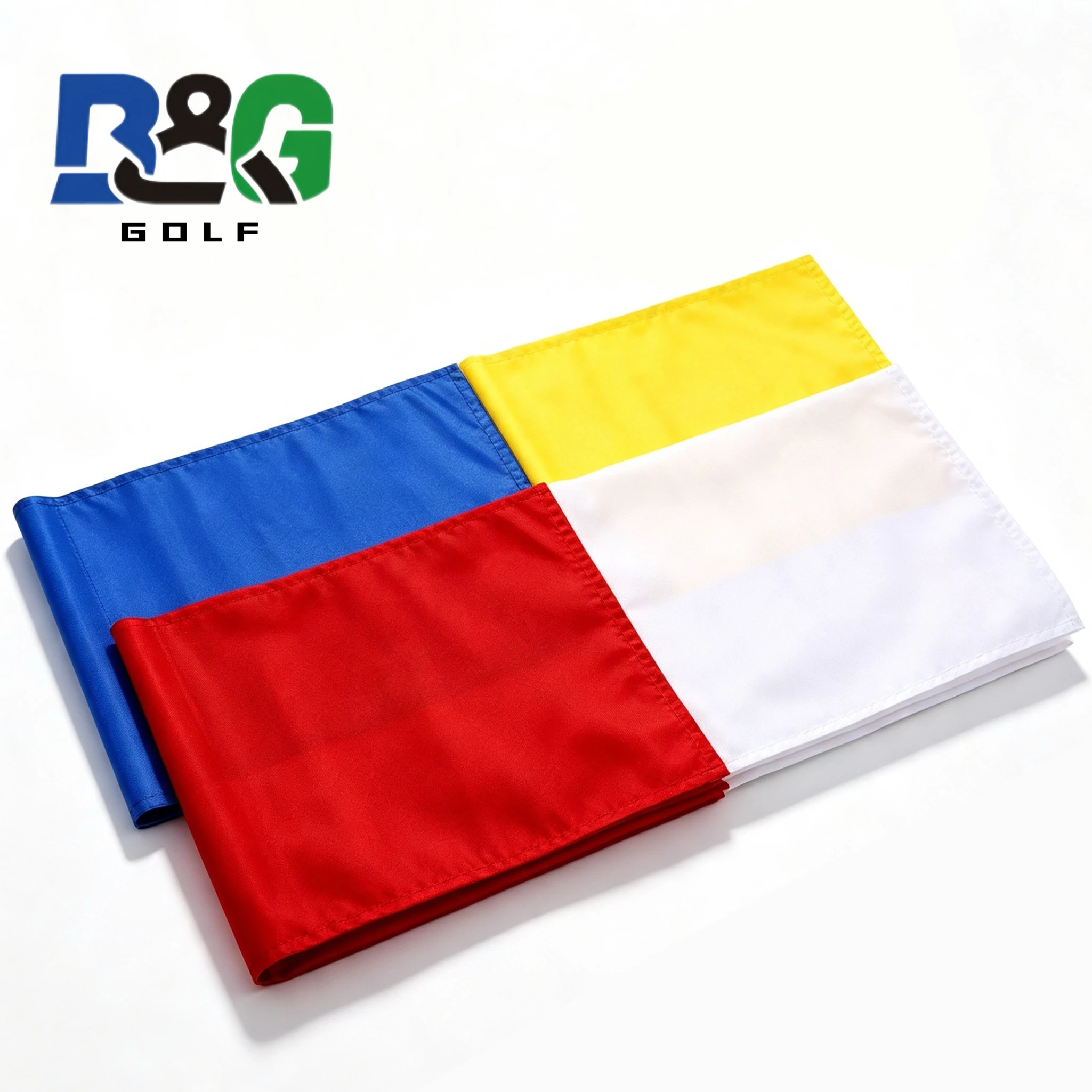 Golf Putting Green Flag Nylon Golf Hole Flag Replacement Golf Target Flag for Backyard Garden Golf Practice Training Accessories
