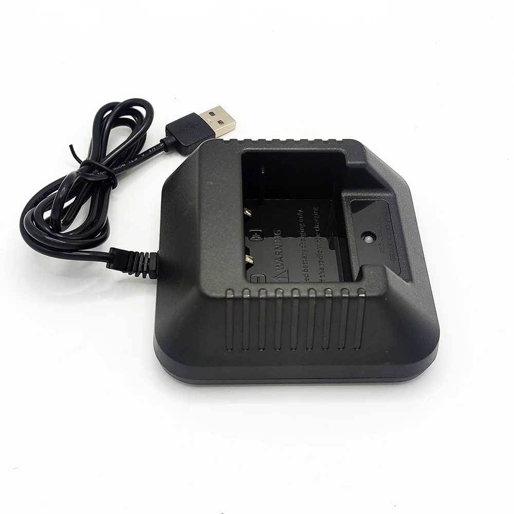 Baofeng UV-5R USB Adaptateur Chargeur De Batterie De Bureau Pour Baofeng UV-5R DM-5R Plus Walperforé Talkie UV 5R Ham Radio UV5R Radio Bidirectionnelle