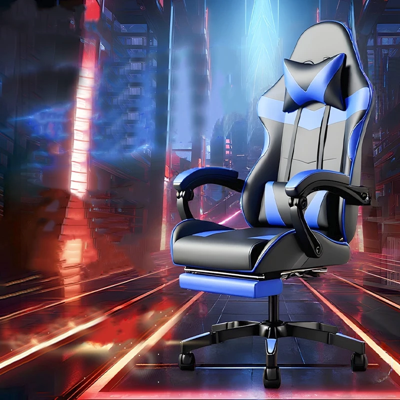 Cadeira de jogos de computador e-sports, suporte lombar, âncora de escritório, encosto reclinável giratório, cadeiras chefe
