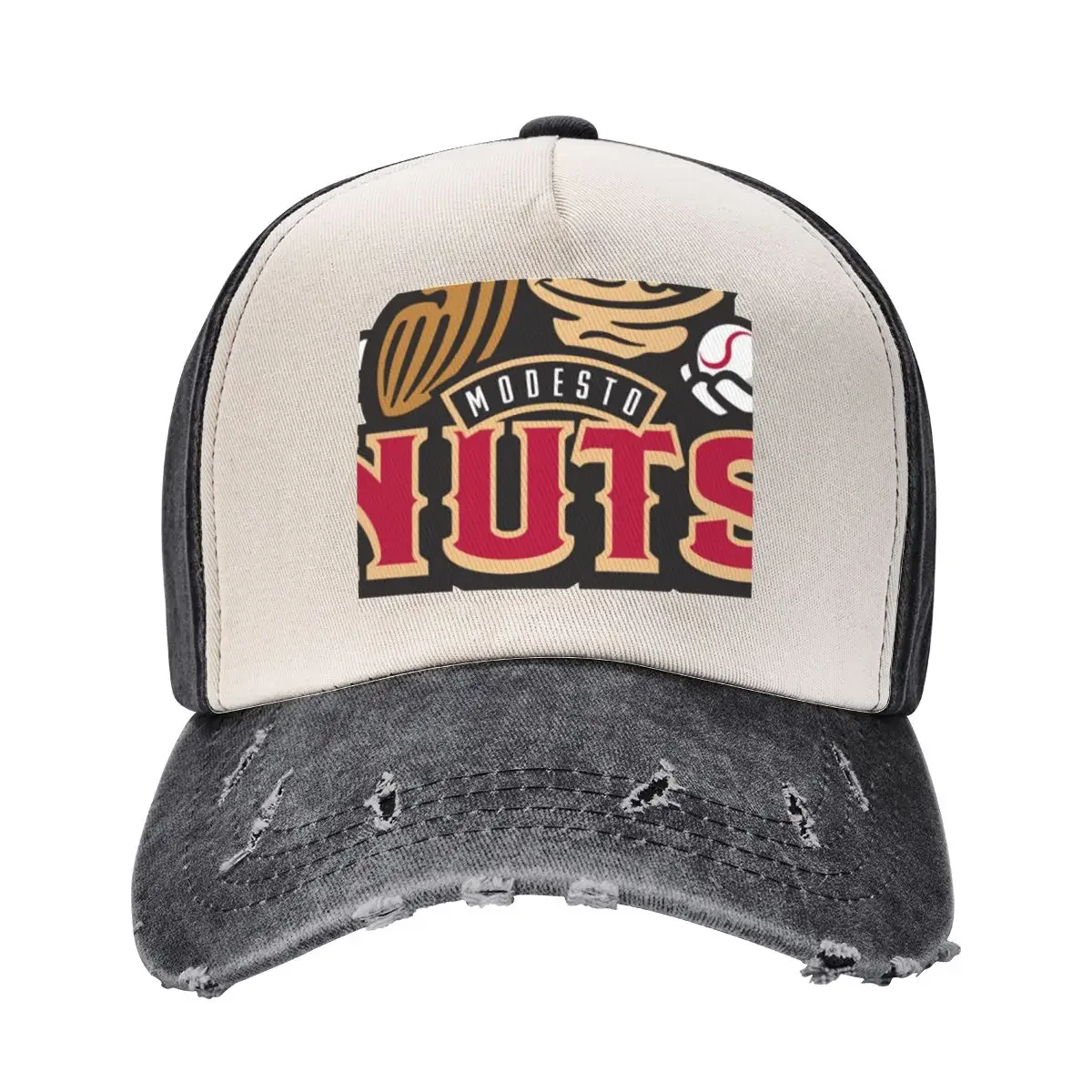 

Modesto Nuts Classic Baseball Cap Luxury Man Hat Hat men Unique hats Hats Woman Men's