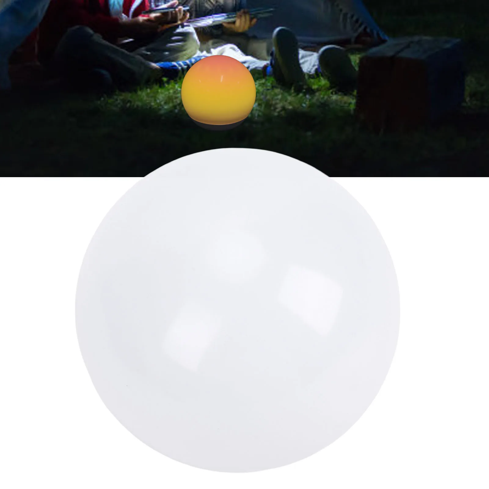 LED Ball Light Cordless Rechargeable Globe Lamp with Remote Colorful Decorative Glow Orb Light for Home Outdoor Garden Party 1pc
