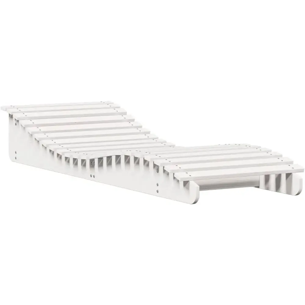 

Sun Lounger - Outdoor Chaise Lounge Chair - White Pine Daybed for Patio/Garden/Pool - Ergonomic S-Shape Design - 80.7 L x 27.6 W