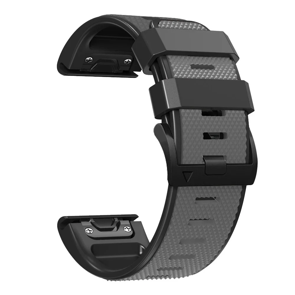 22 مللي متر/26 مللي متر سيليكون Quickfit حزام ل Garmin EPIX Gen2/MARQ مغامر/رياضي/Golfer Gen 2 Fenix 7X 6X 5X أساور معصمه