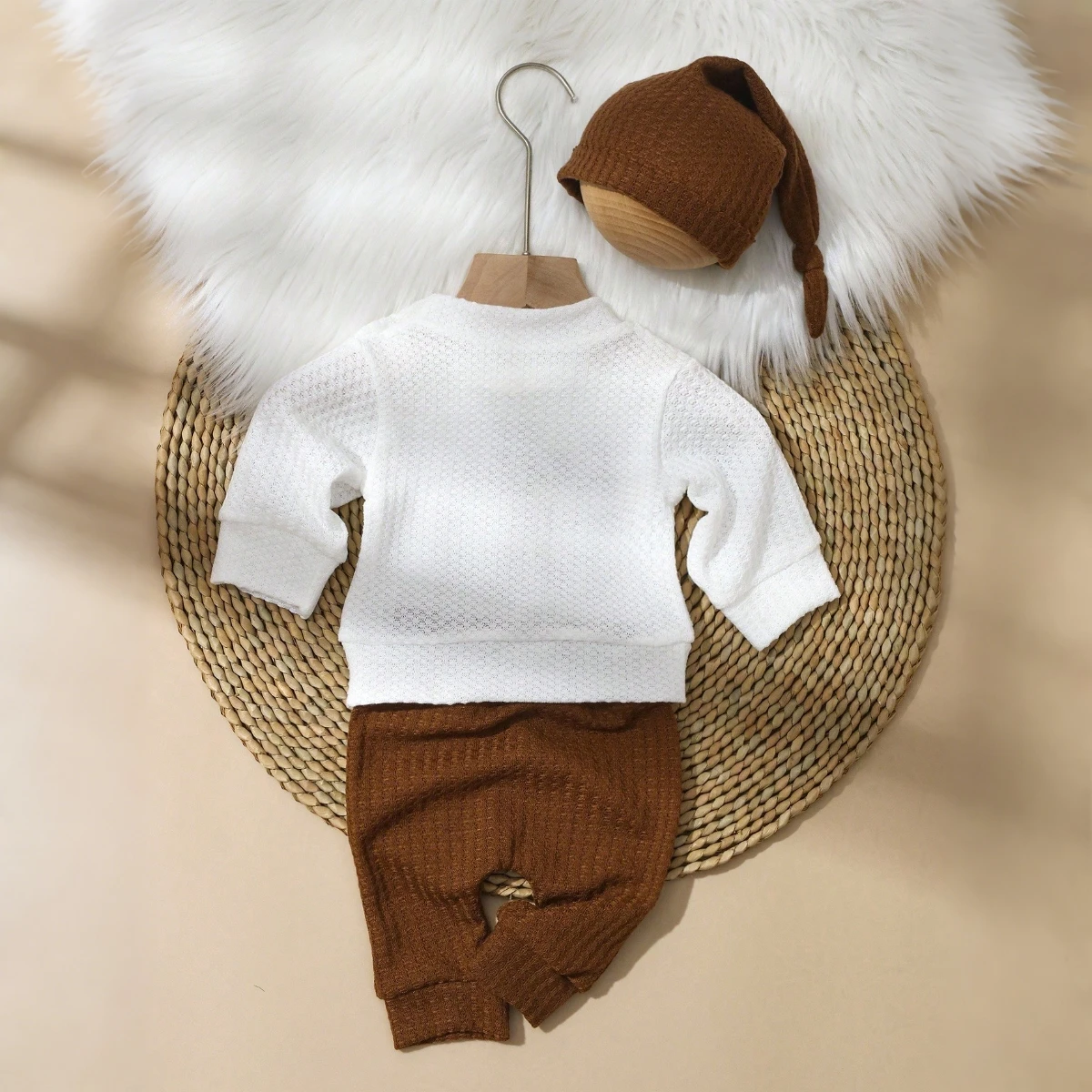 Ylsteed "مرحبا" التطريز الوليد التصوير الدعائم رومبير للرضيع بذلة مع القوس قبعة الطفل القادمة المنزل الزي الطفل صور هدية