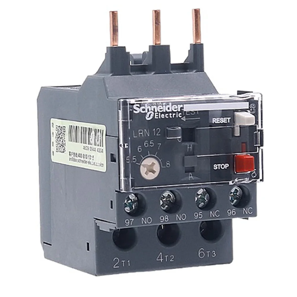 Original Schneider Electric Protect Din Relay LRN12N 5.5-8A For Magnetic Contactor LC1N Replace LRE12N Thermal Overload Relay