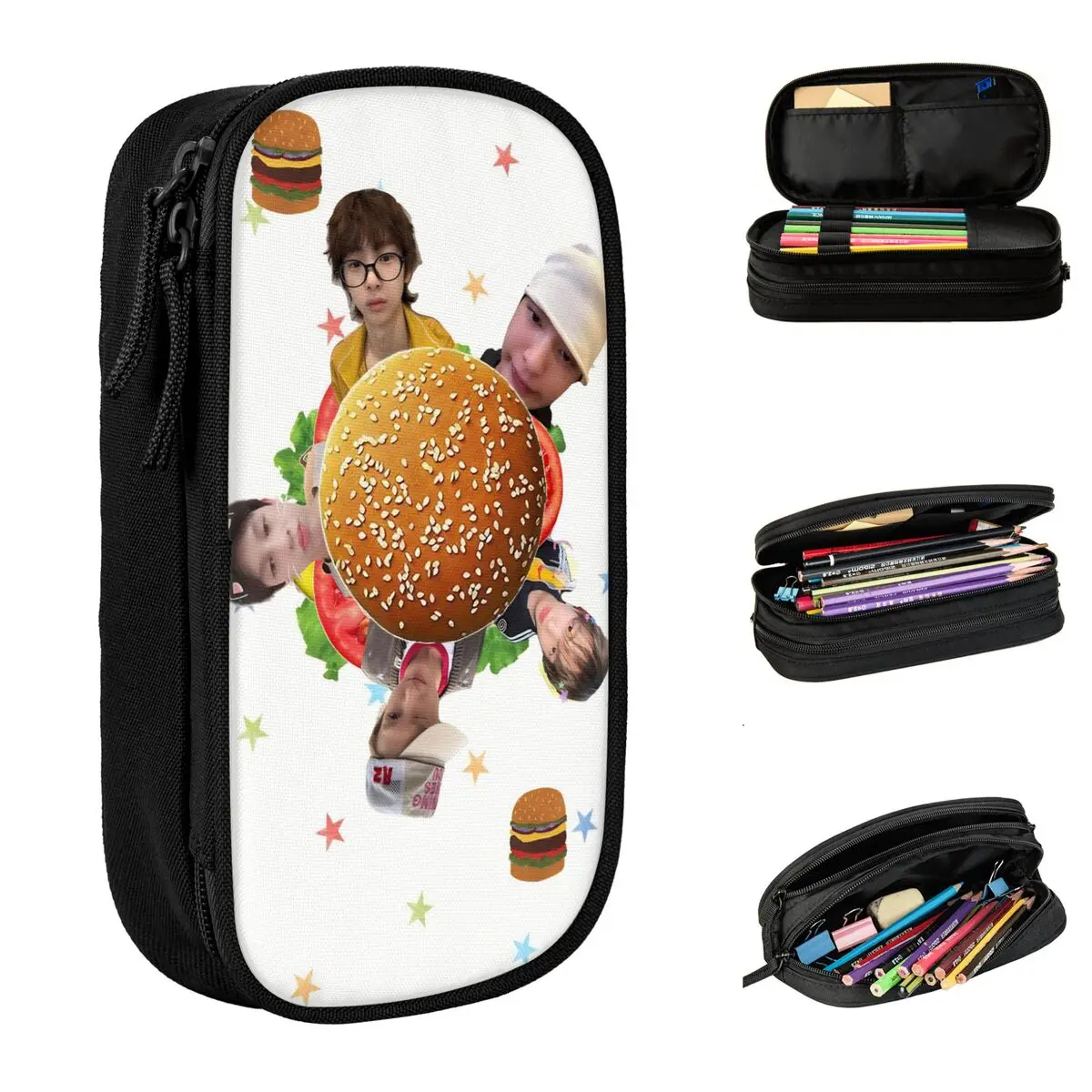 

Забавный пенал CORTIS Kpop Idol MARTIN KEONHO, пеналы для ручек и карандашей для студентов, вместительные сумки, школьные принадлежности, подарки, канцтовары