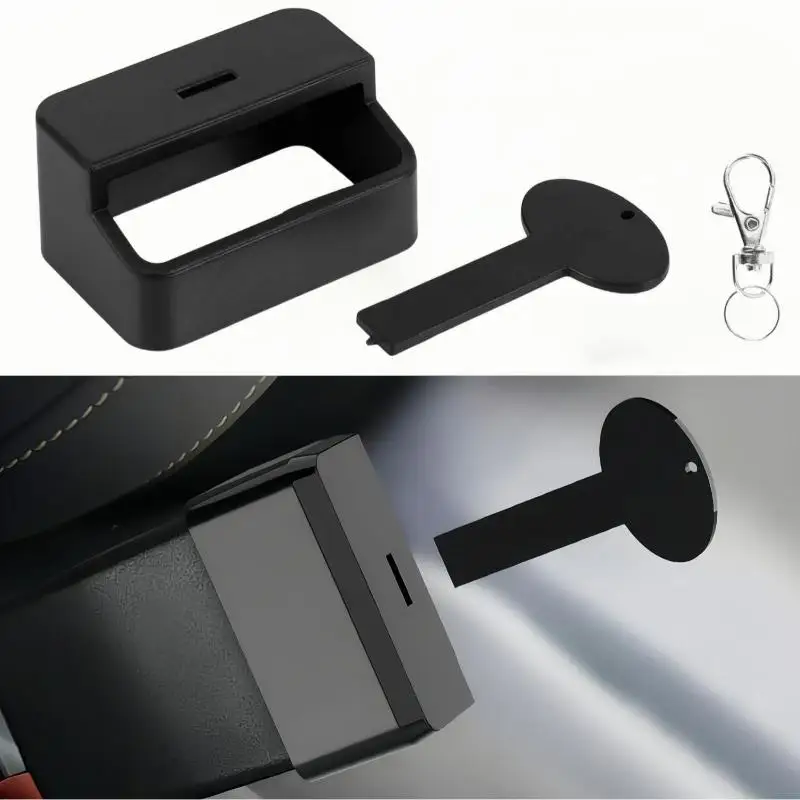 Car Seat Belt Lock Clip Child Safety Buckle Protector Easy To Use Travel Seat Belt Lock Guard Accidental Release Preventer view 2