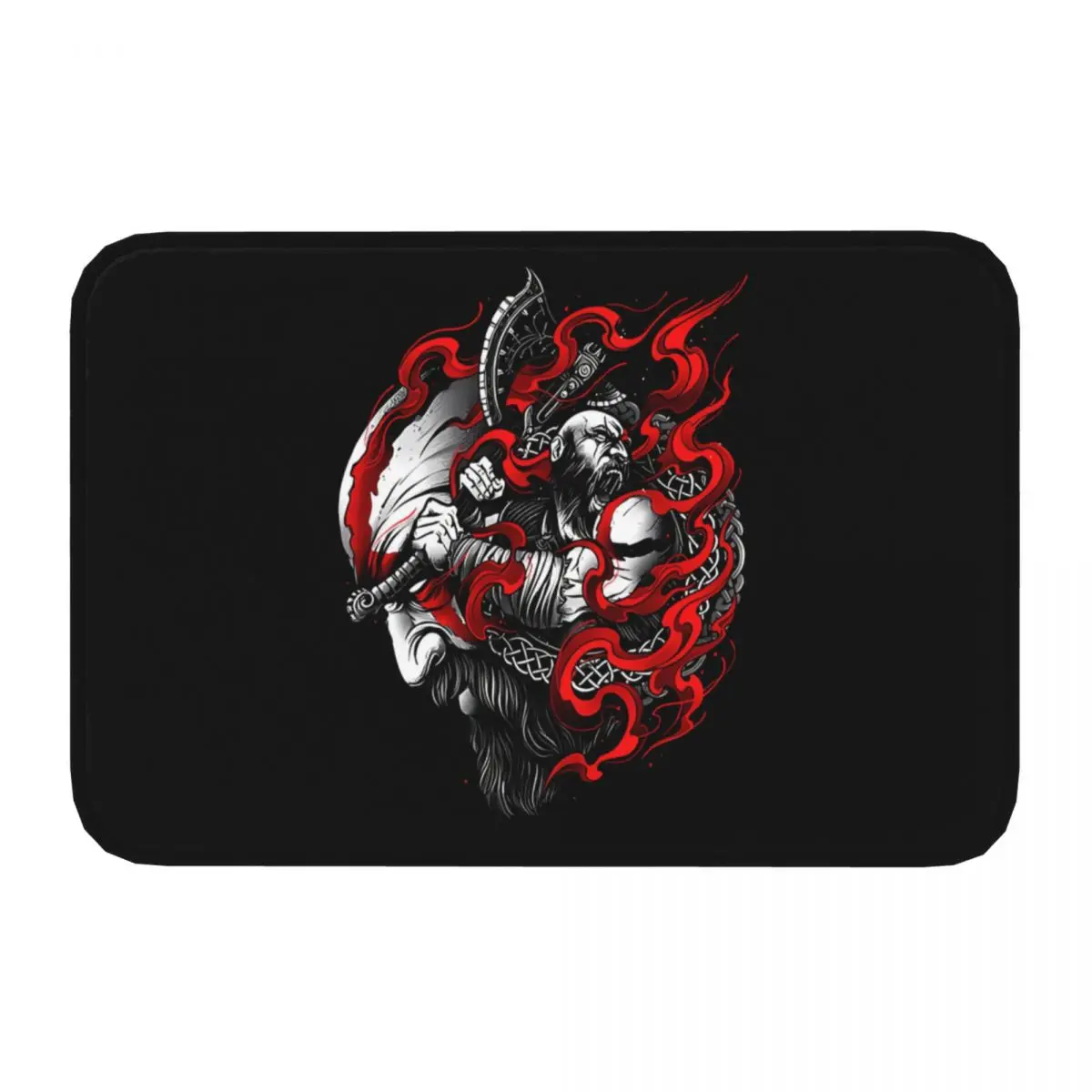 God Of War Ragnarok Game Non-slip Doormat Prepare For War V1 Bath Kitchen Mat Welcome Carpet Home Pattern Decor