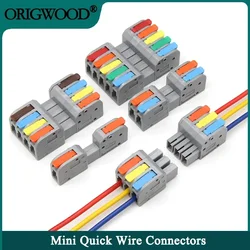 Docking Mini Quick Wire Connector Universal Compact Electrical Wiring Connectors Push-in Butt Conductor Terminal Block