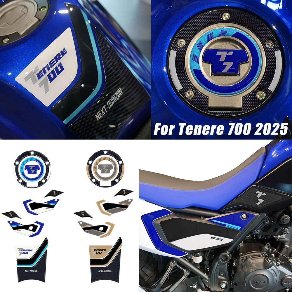 

Motorcycle Accessories Waterproof Protective Sticker 3D Epoxy Resin Protective Sticker For Tenere 700 2025