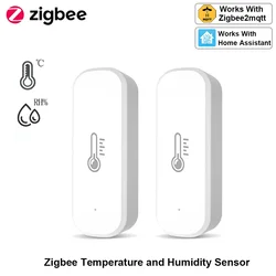 Haozee Smart Zigbee Temperature And Humidity Sensor Indoor Thermometer For Home Work With Alexa Google Home Assistant