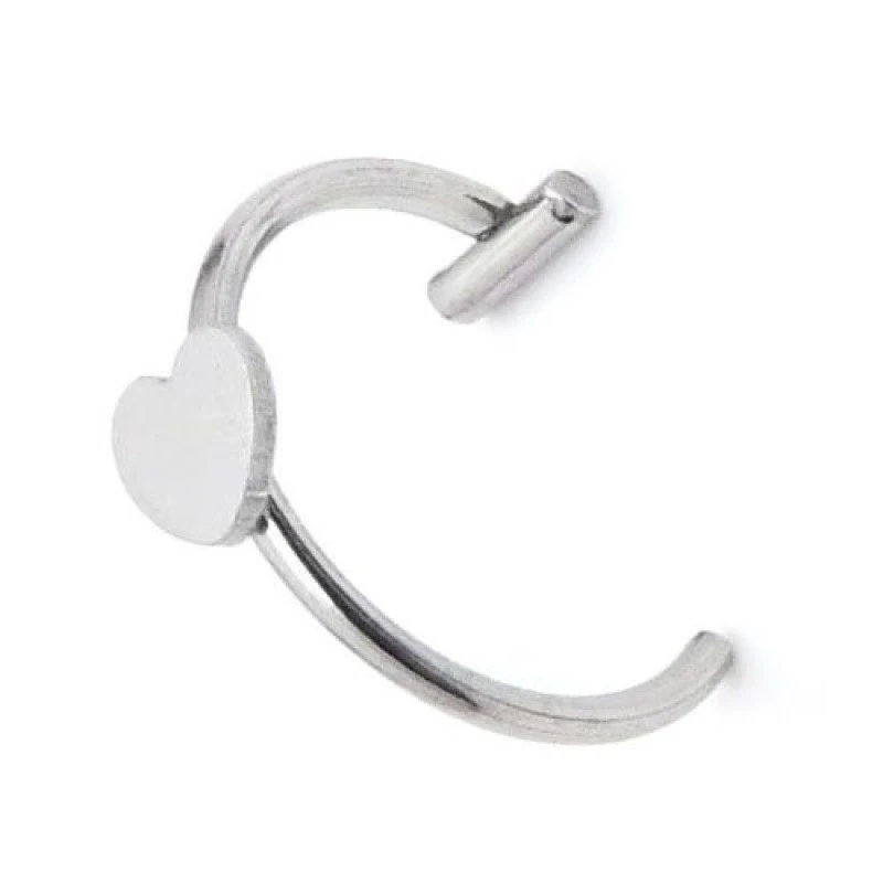 Faux anneau de nez en acier inoxydable, 1 pièce, cerceau, Septum, Clip C, anneau à lèvres, boucle d'oreille, faux nez, Piercing, bijoux de corps pour femmes, Non percés