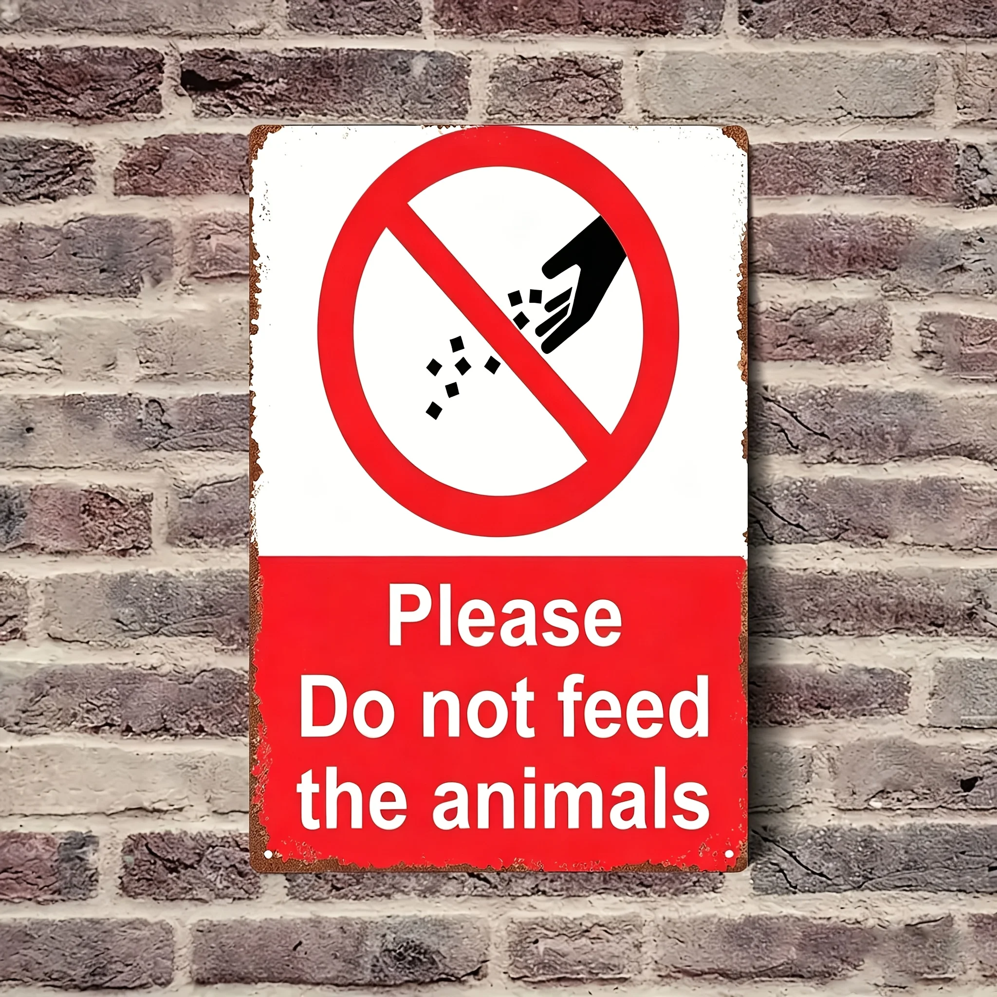 2D Flat - 1pc Iron Wall Sign - 