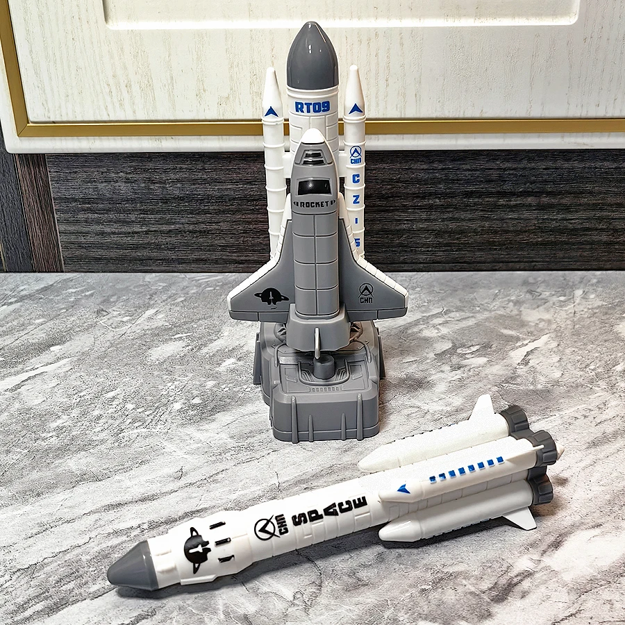 

Children's Aerospace Series Toy Set, capable of launching space rockets and spacecraft, suitable for boys' birthday gifts