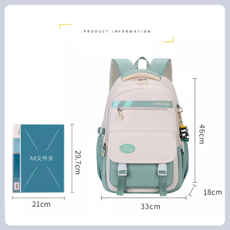 Backpack Children School Bag Back Pack For Boy Girl Kid Child Teenager Class Schoolbag Primary High Bookbag Female Women Teens