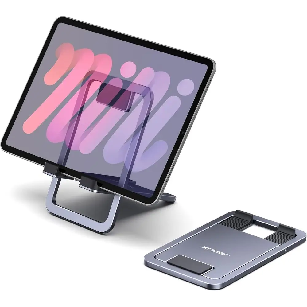 

Портативная регулируемая подставка для планшетов, совместимая с iPad Mini/Air, различными планшетами, Kindle Fire, Switch 2, ROG Ally, iPe и другими устройствами.