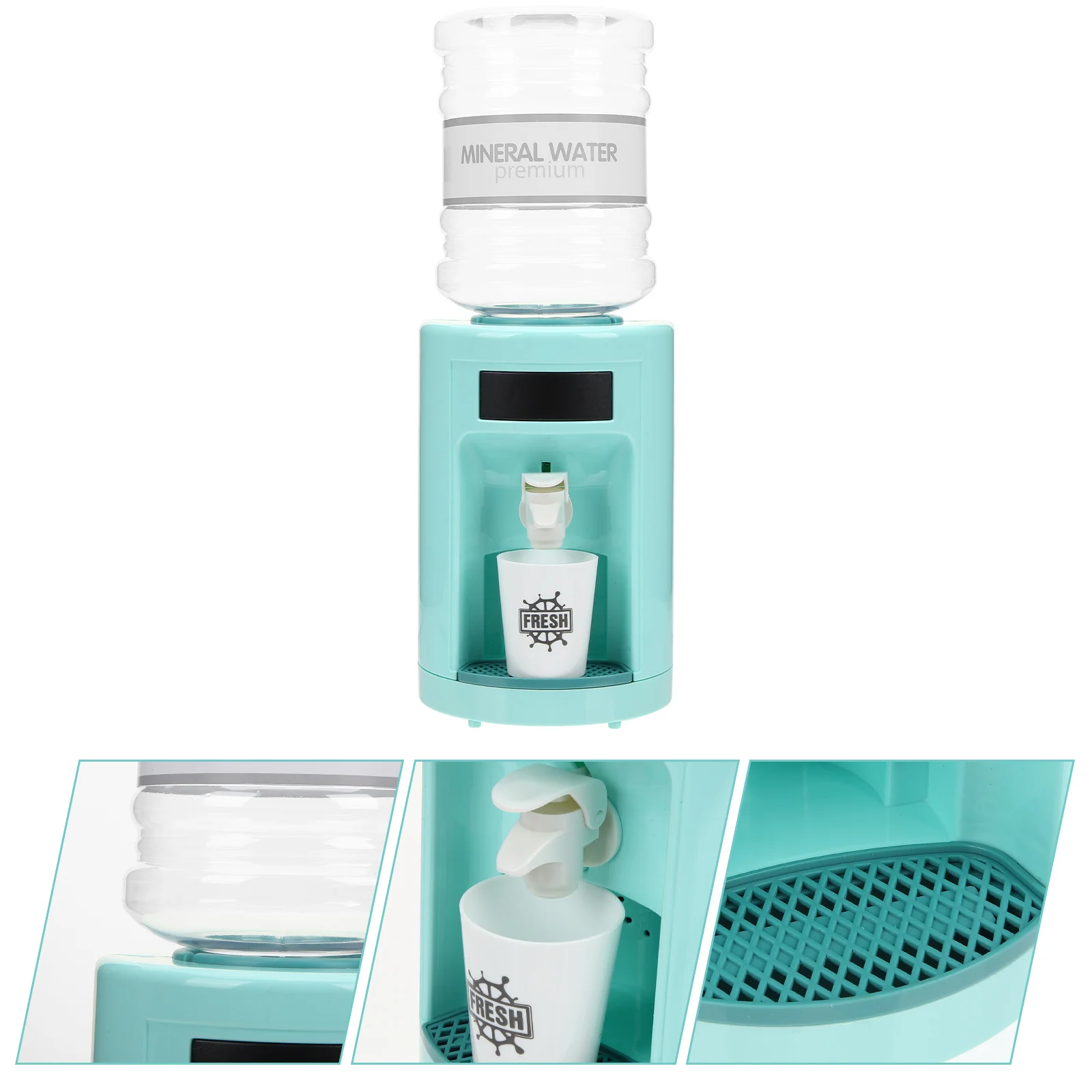 Mini Wasserspender Spielzeug Kinder Spielhaus Trinkbrunnen Geburtstagsgeschenk Cartoon Kunststoff Küche Simulation Pretend