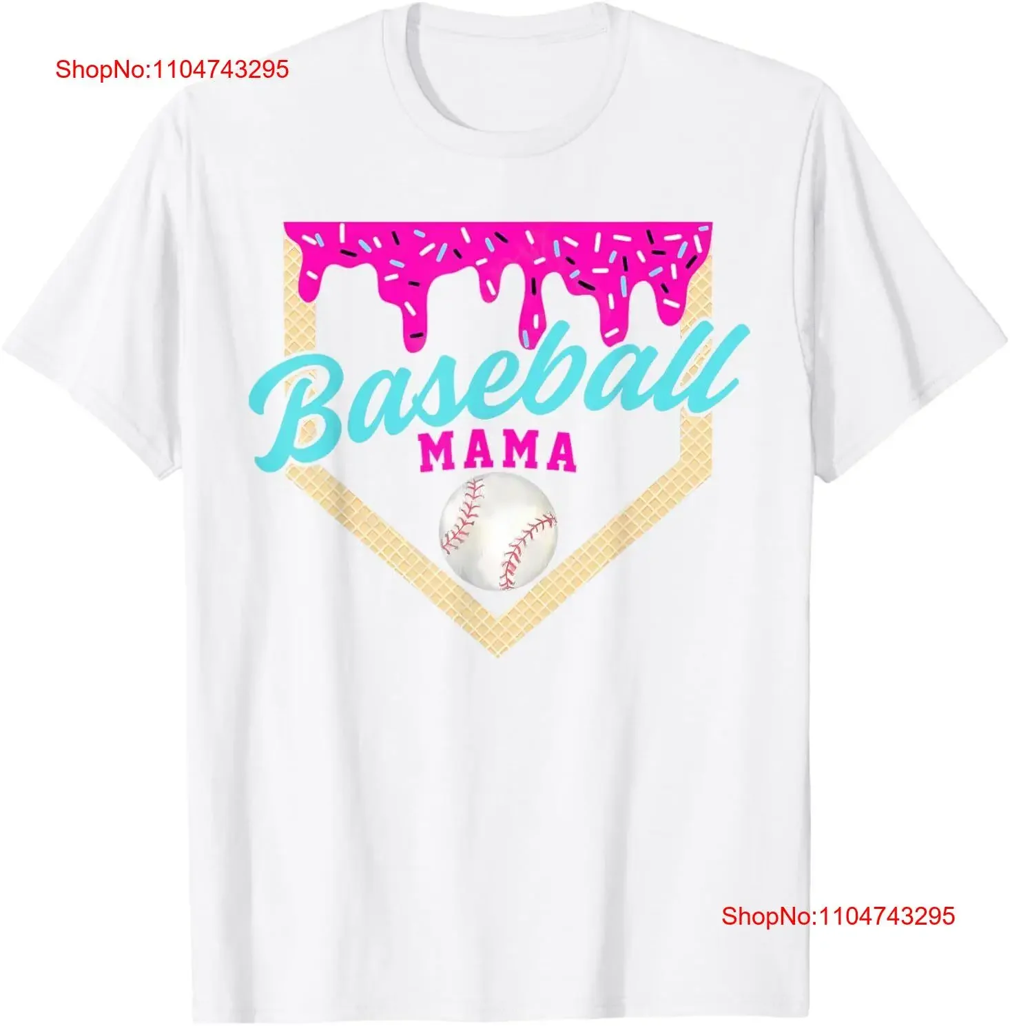 

Baseball Mama Home Plate Ice Cream Drip With Sprinkles Футболка винтажная стираная мягкая дизайнерская одежда с графикой