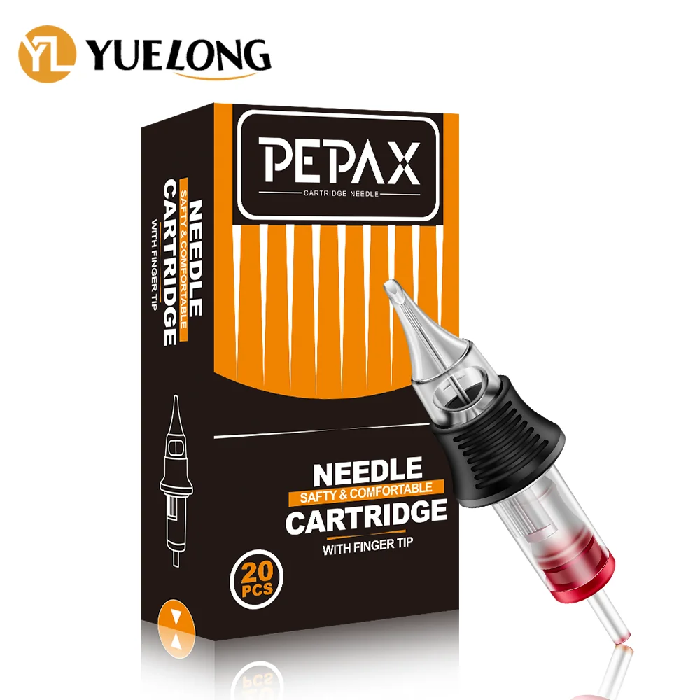 PEPAX-Silicone Tattoo Cartucho Agulhas, Membrana de Segurança para Máquinas Cartucho Pen, 3 5 7 9 11RL