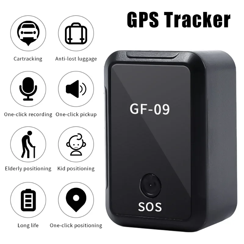 GF-09/GF-07 Mini Car GPS Tracker Anti-lost Locator Device Real Time Tracking Recording GF09 GF07 SIM Positioner wifi