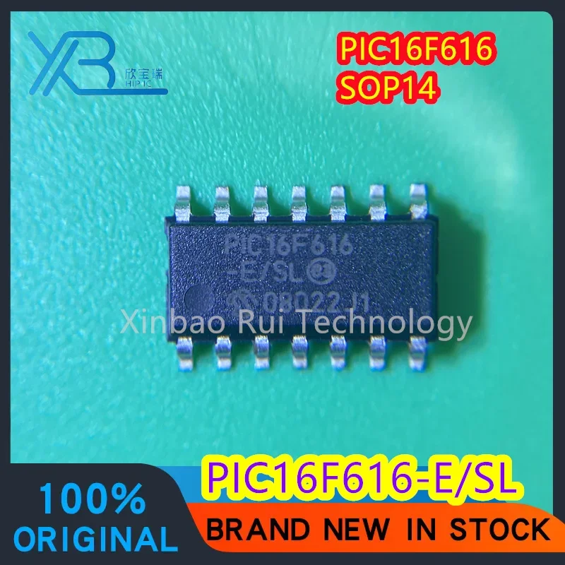 

(5/10pieces) PIC16F616-E/SL PIC16F616-E PIC16F616 SOP14 microcontroller chip IC 100% brand new original electronics