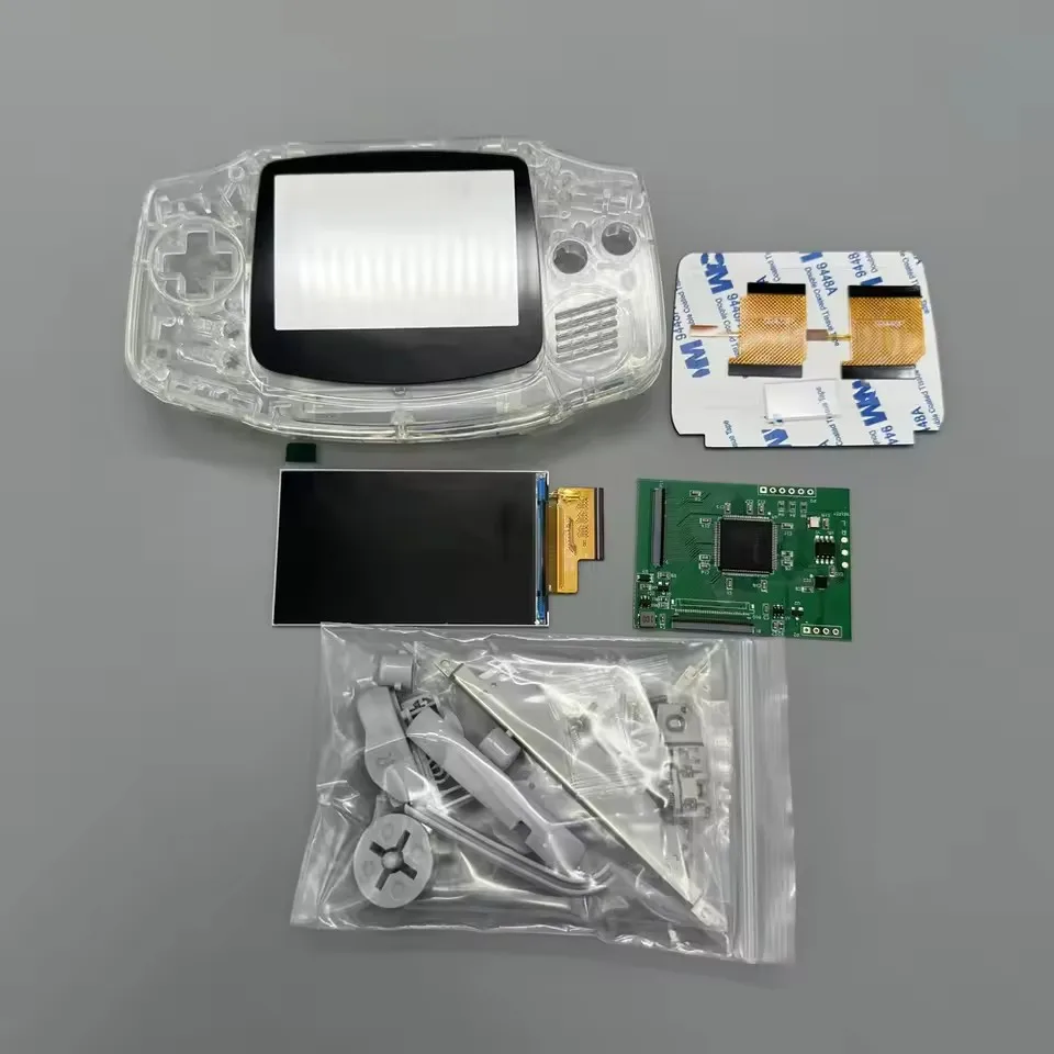 GBA IPS LCD No Cut Shell Required Easy To Install 2.9 
