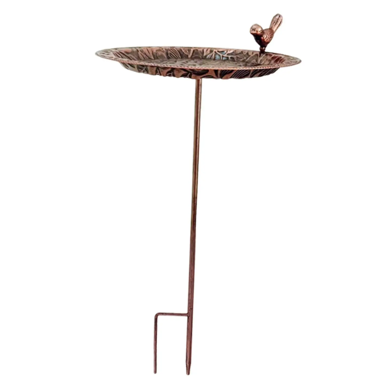 

Outdoor Bird Bath Vintage Design Bird Feeder Durability Stable Birdfeeder Bowl