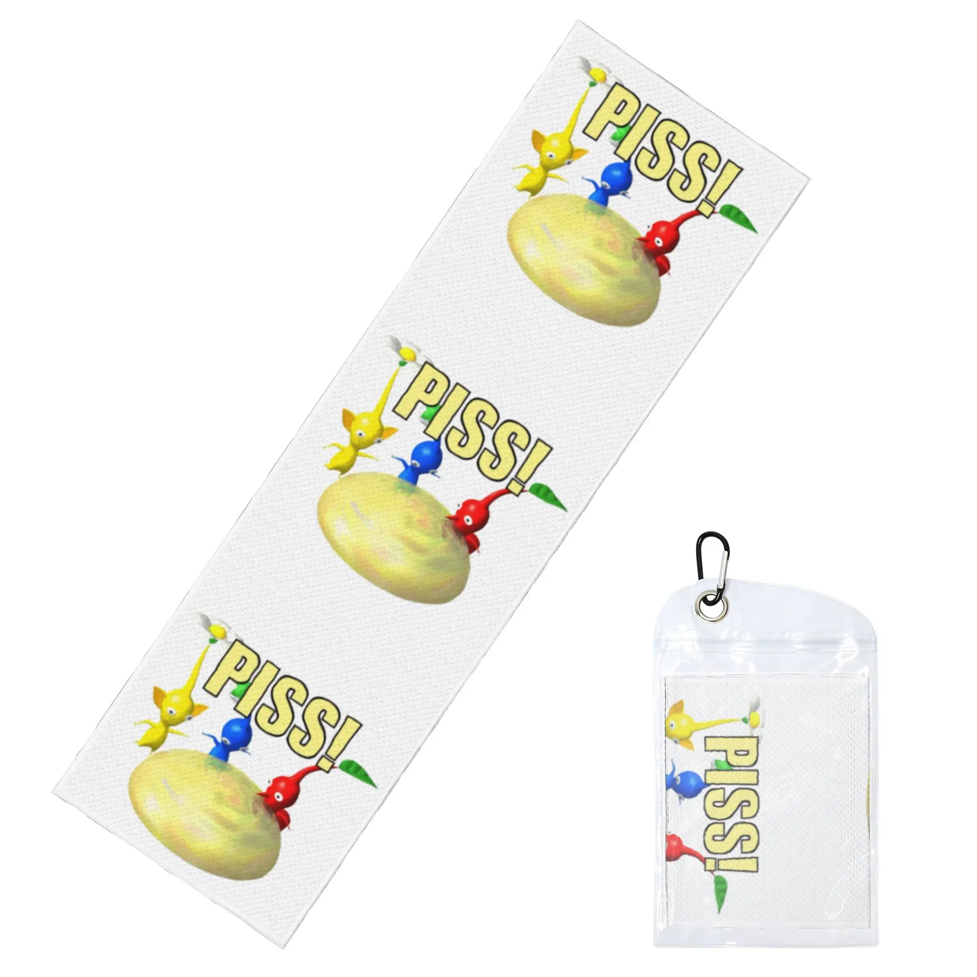 Cold Exercise Towel Animated Cartoon Games Pikmin Piss Beach Sports Yoga Towel Camping Towel Refreshing Sports Scarf Face Towels