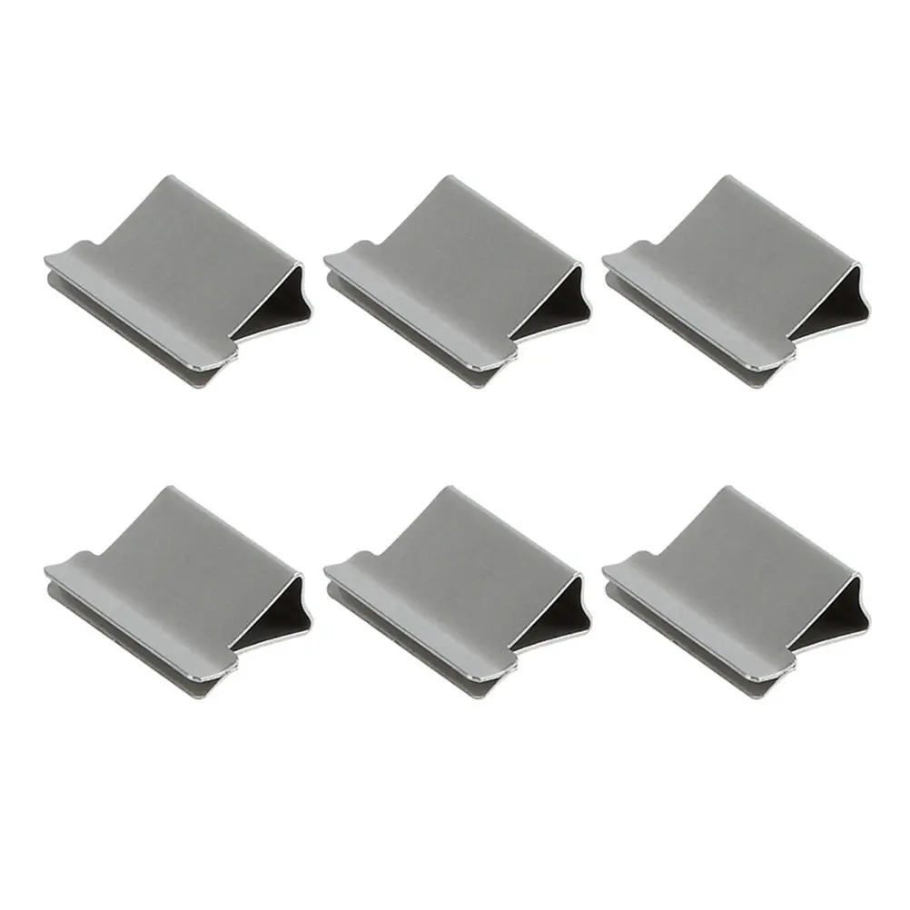 

50Pcs Metal Clam Clip Refills Compact Reusable Paper Clips for Document Management Reports Presentations Binding