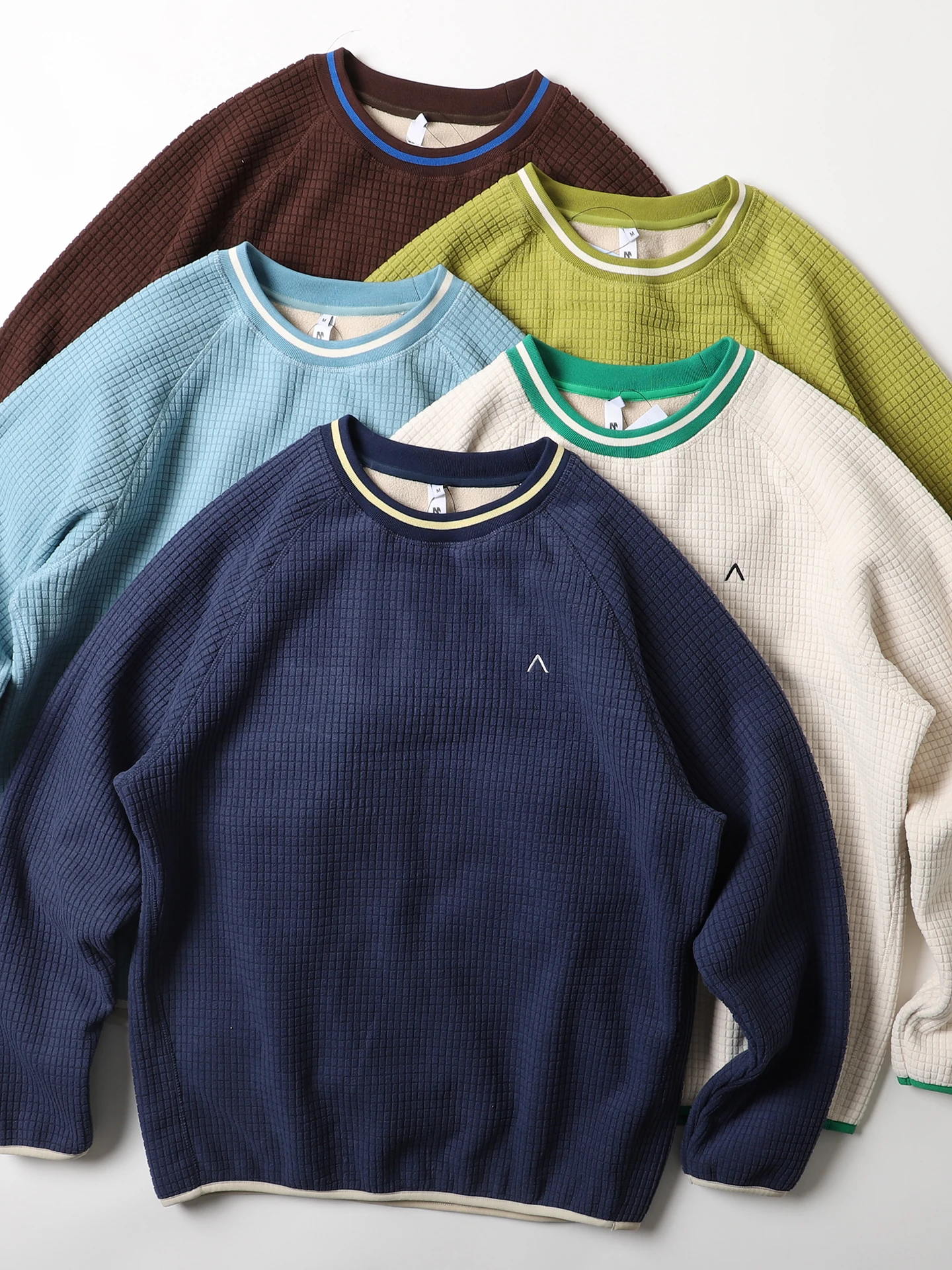 

Теплая флисовая толстовка с круглым вырезом, мужская, для активного отдыха, базовый слой, термобелье, стандартный крой, двусторонний флис