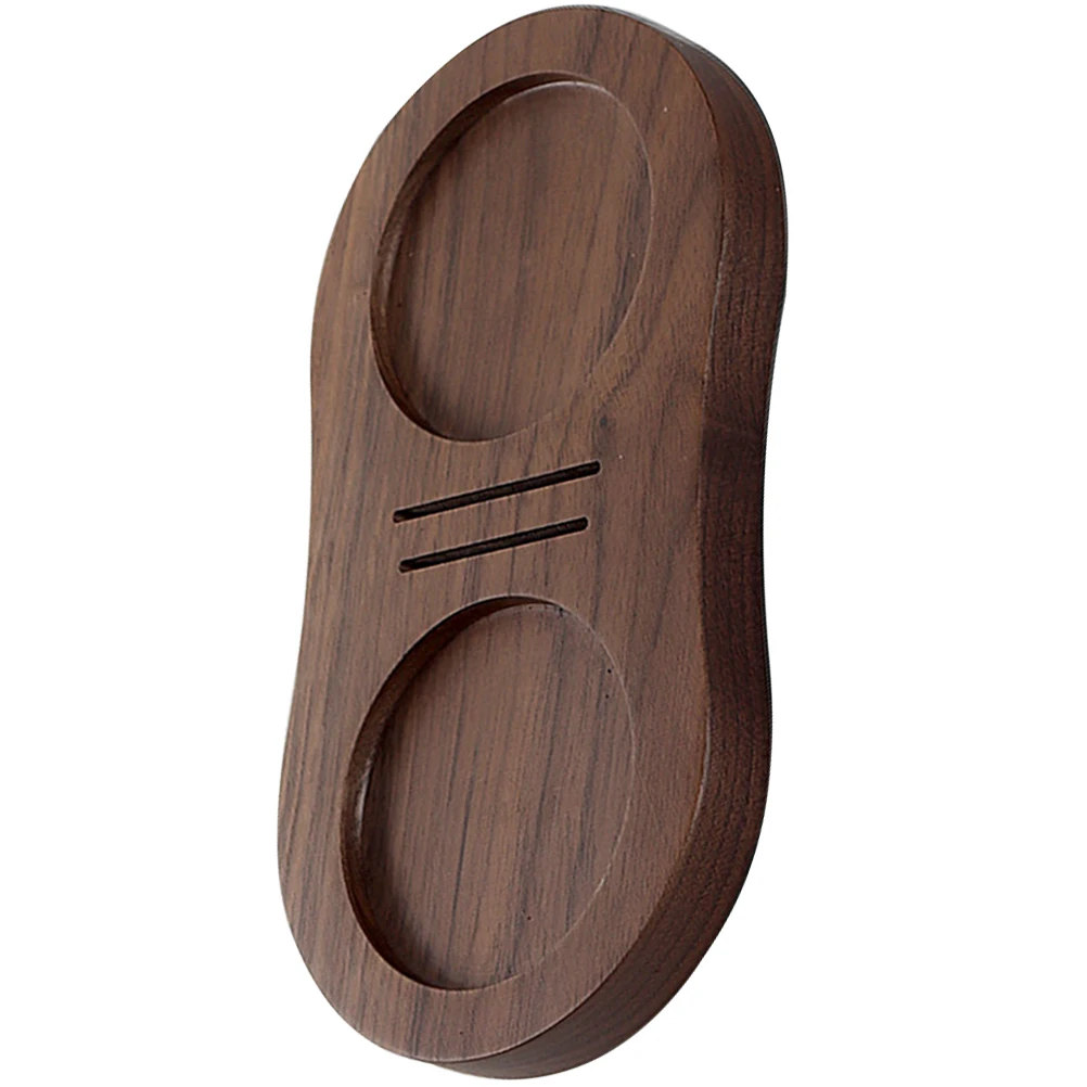 

Wooden Coffee Tamper Stand Wear Resistant Base Stable Slot Powder Press Device Home Cafe Bar Accessories Kitchen Bar Tools