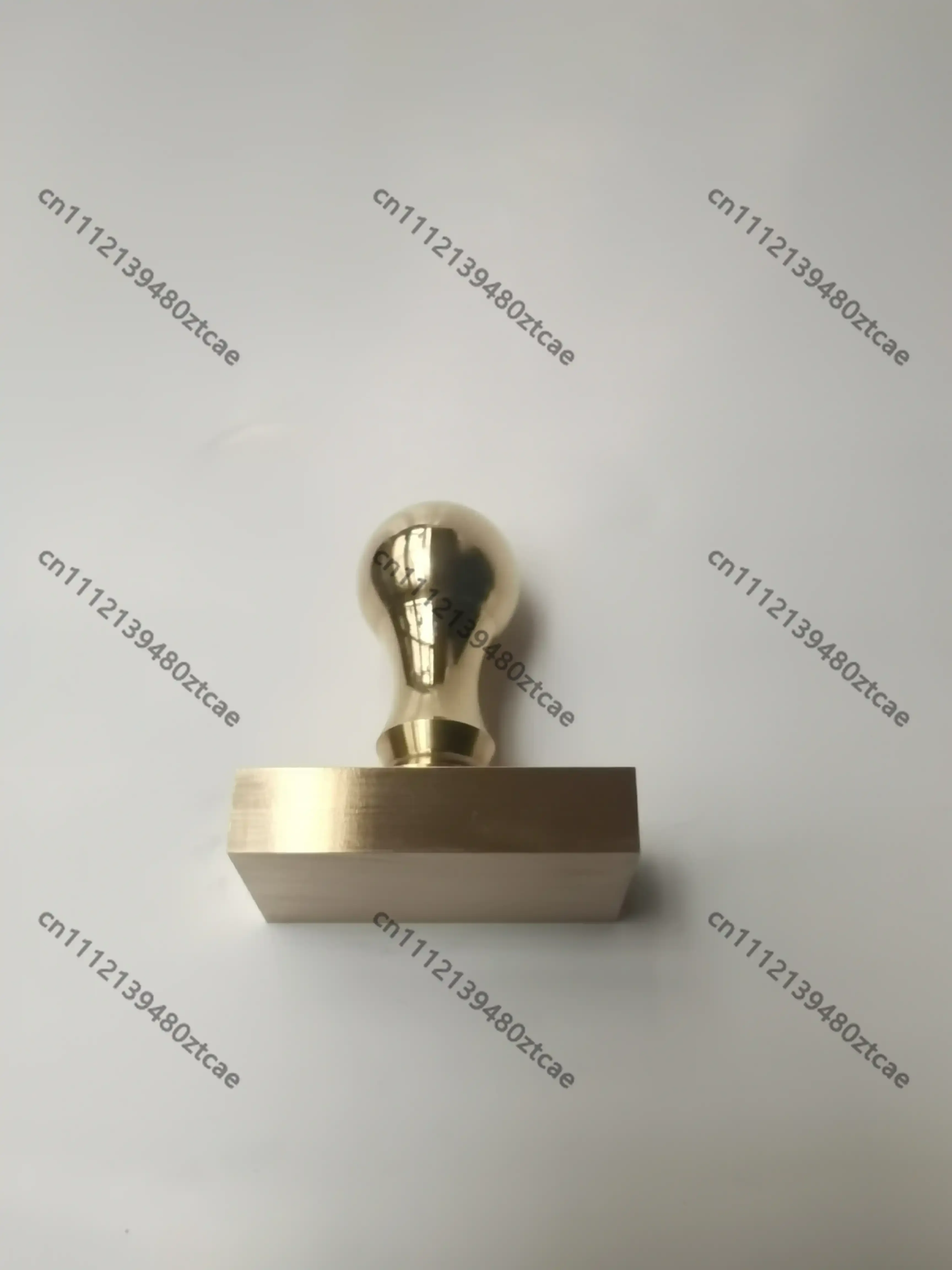 25X50mm Rectangular Copper Blank, Engraving Raw Material for Custom Seal Stamping Making