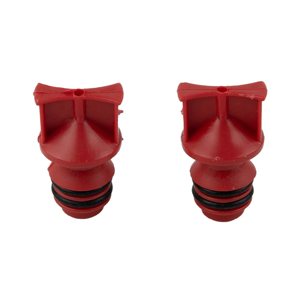 Brand New Air Compressor Male Part 12pcs Thread Cap Dia New Oil Breather Plastic Red Replacement Spare Accessory