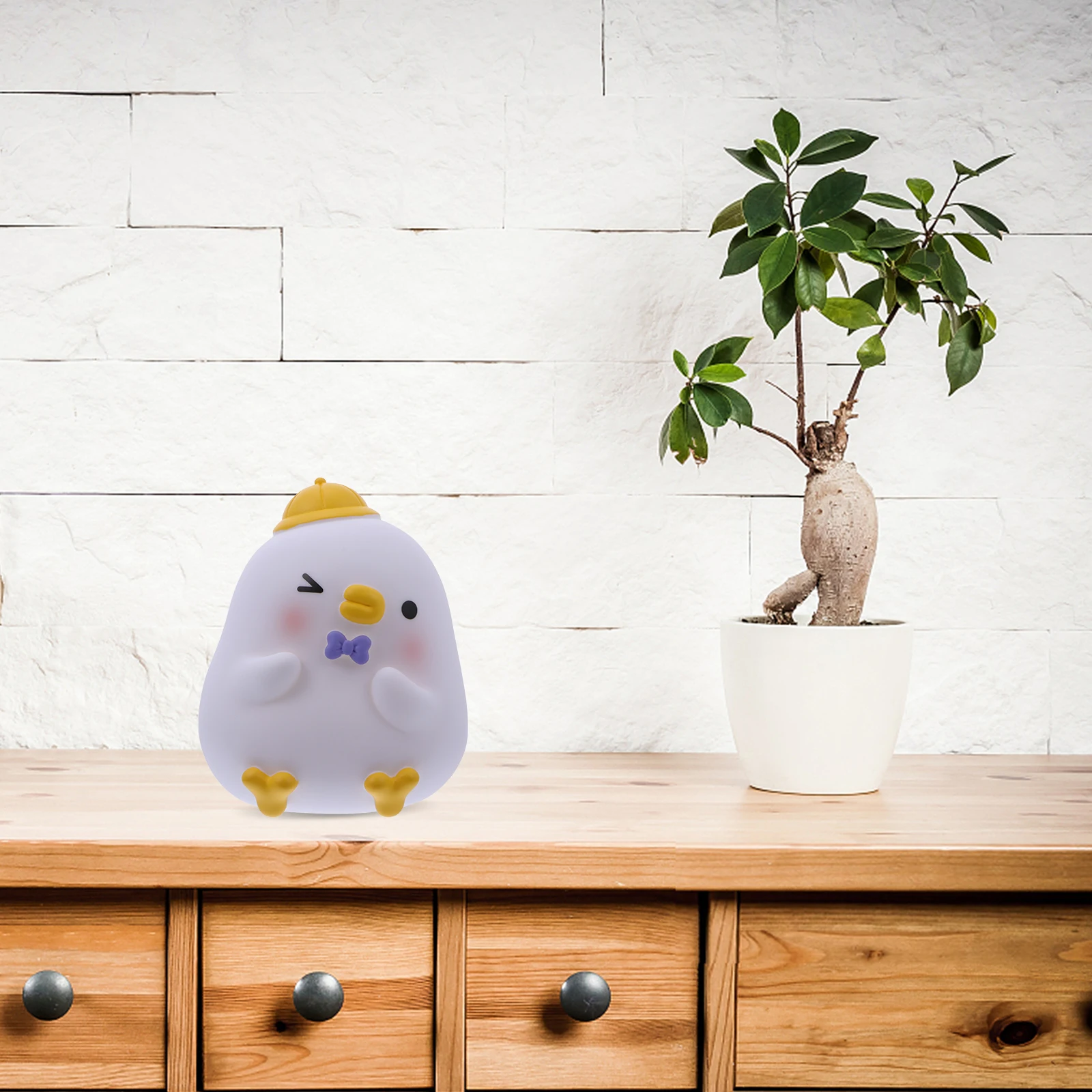 

1pc Anti-Fall Chicken Piggy Bank Kids Saving Pot Large Coin Storage Jar Desk Decoration Chick Shape Money Bank For Christmas New