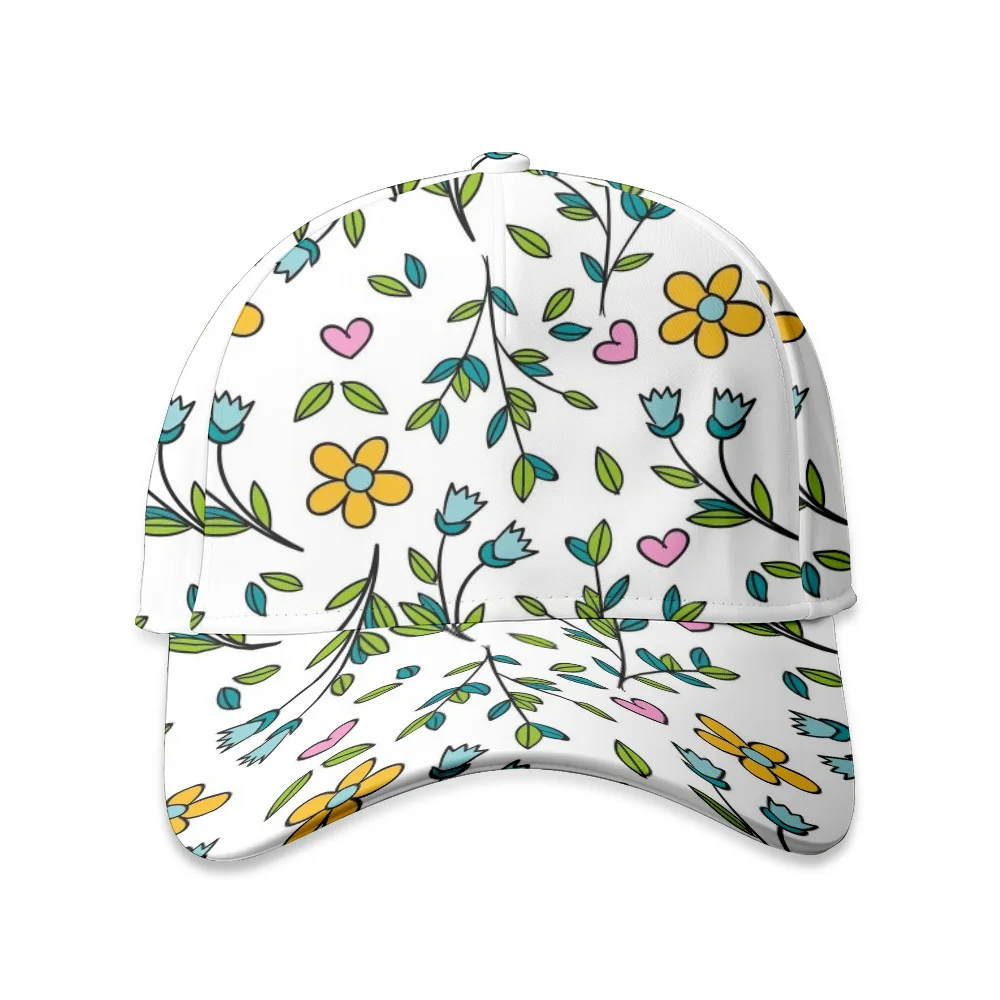 

Baseball Caps Snapback Printed Cute Colors Flowers Florals Summer Women Sports Headwear Outdoor Streetwear Casual Sun Visor Hats