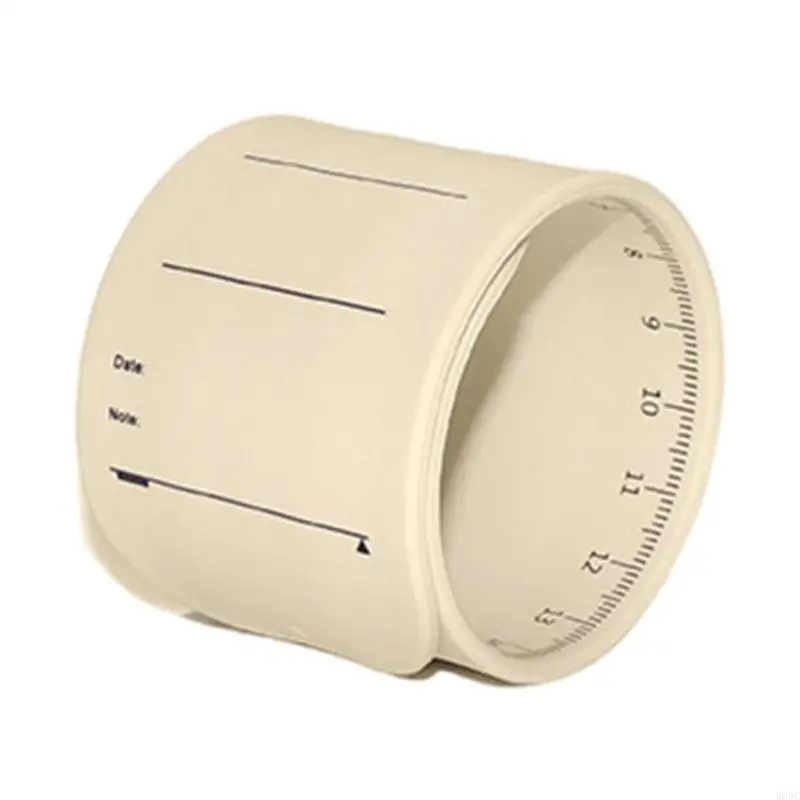 W89C Y tá có thể đeo được Notepad Vòng đeo cổ tay Tái sử dụng Silicone Memo Vòng đeo tay tát Vòng đeo tay Tát đeo tay đeo tay