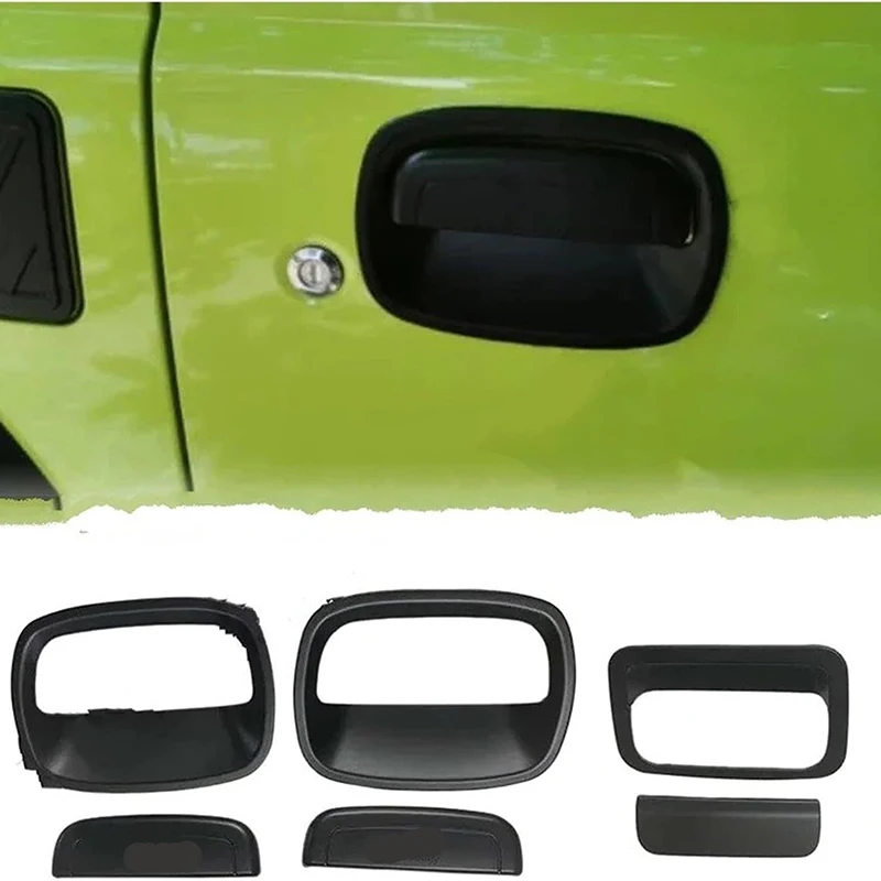 

Exterior Car Handle Car Outer Door Handle for Suzuki for jimny JB64 JB74 2019-2024 3 Cover Side Rear Tail Bowl Trim Cover