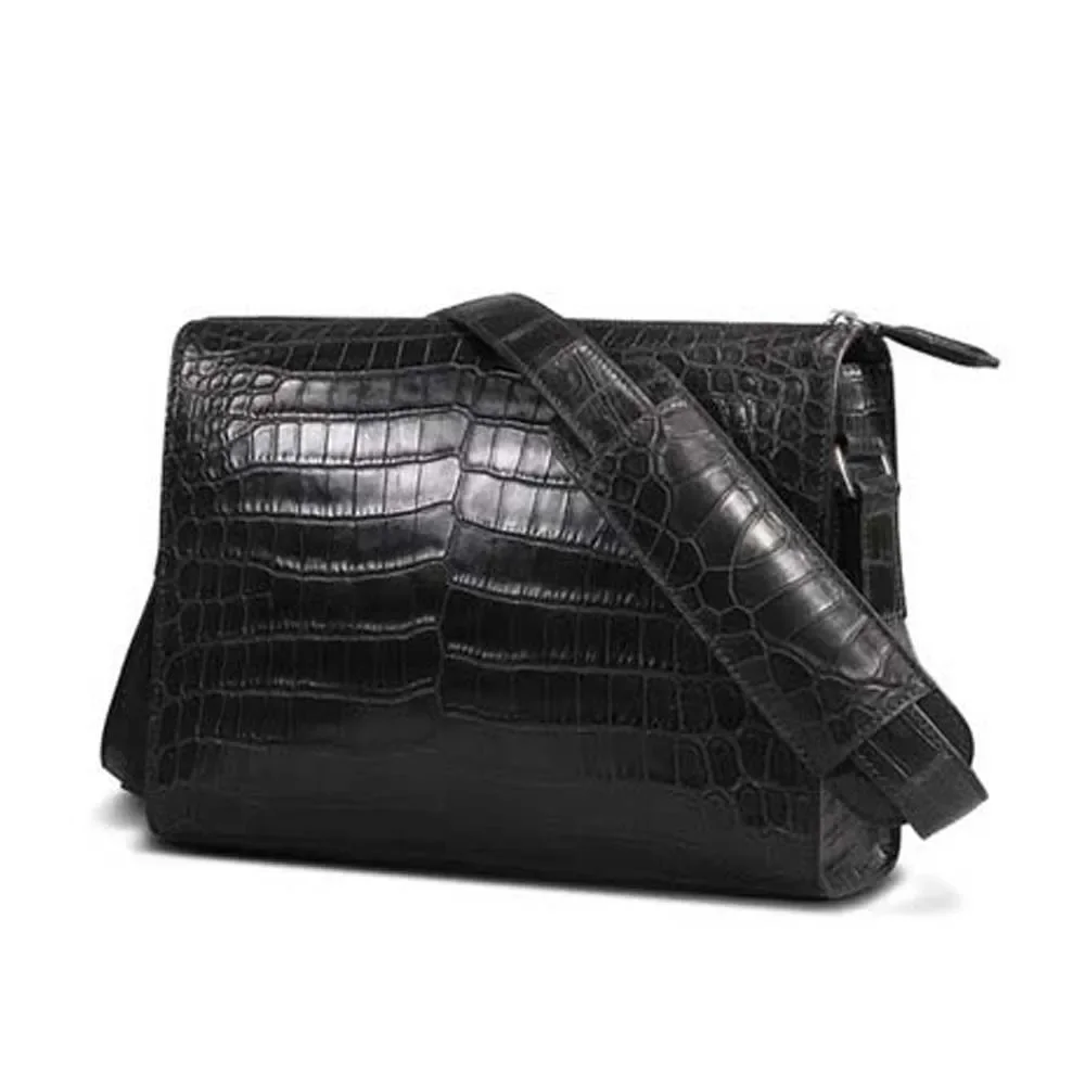 cestbeau new crocodile shoes Single shoulder bag  crocodile bag male  Oblique cross package men bag